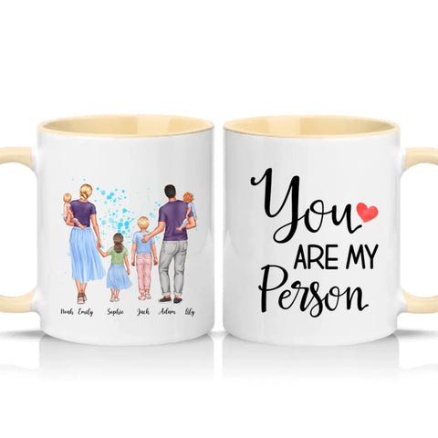 Two Tone 11oz Mug Cream