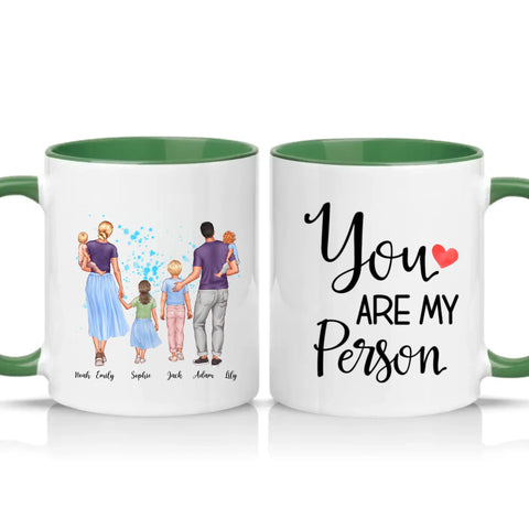 Two Tone 11oz Mug Racing Green