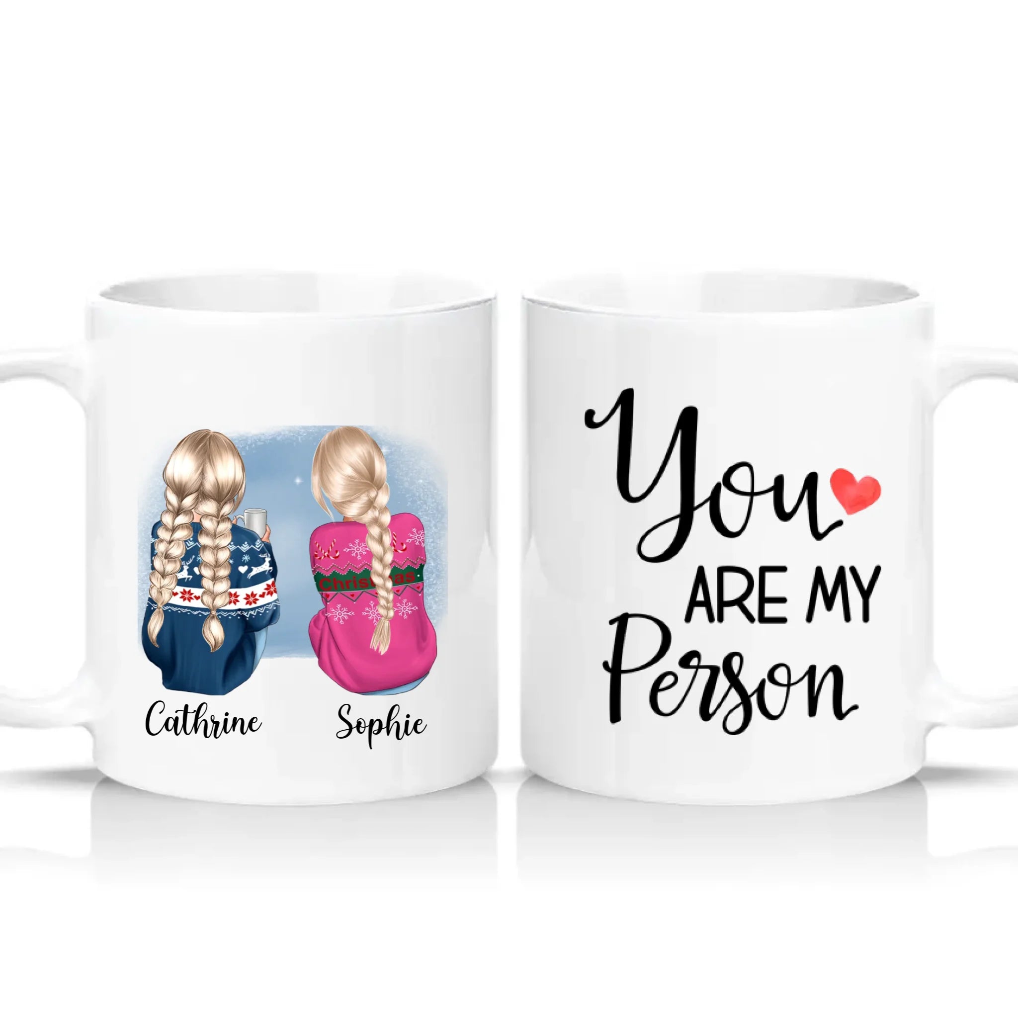 Two Tone 11oz Mug White