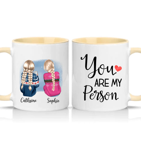 Two Tone 11oz Mug Cream