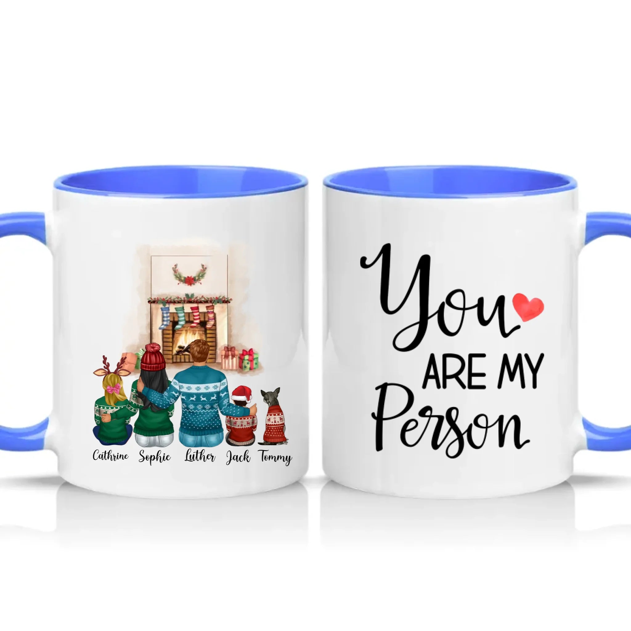 Two Tone 11oz Mug Medium Blue