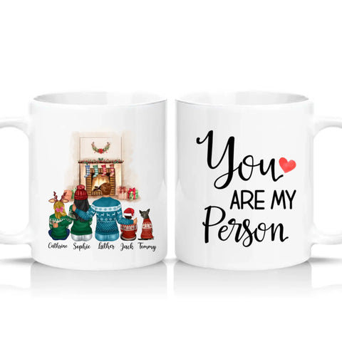 Two Tone 11oz Mug White