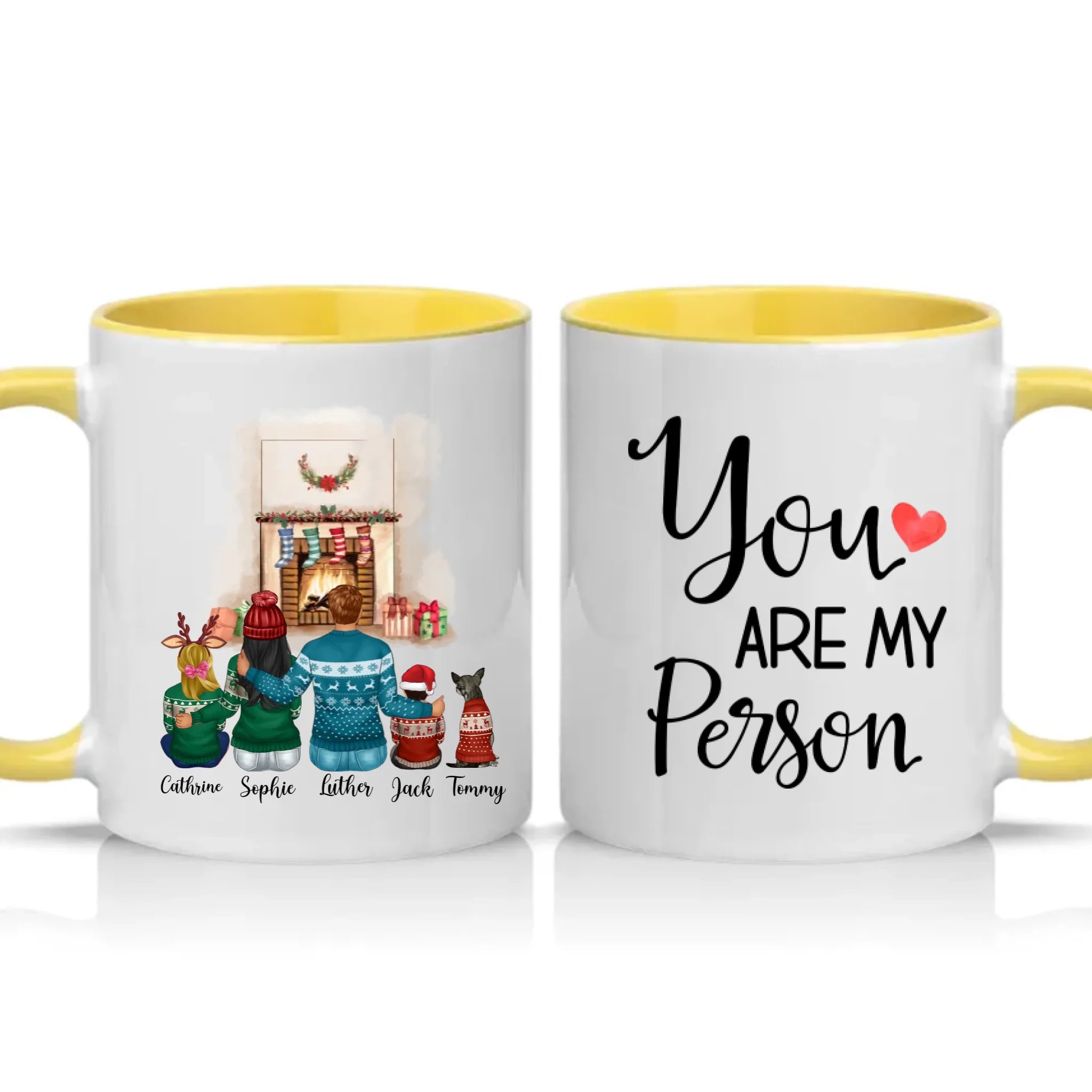 Two Tone 11oz Mug Yellow