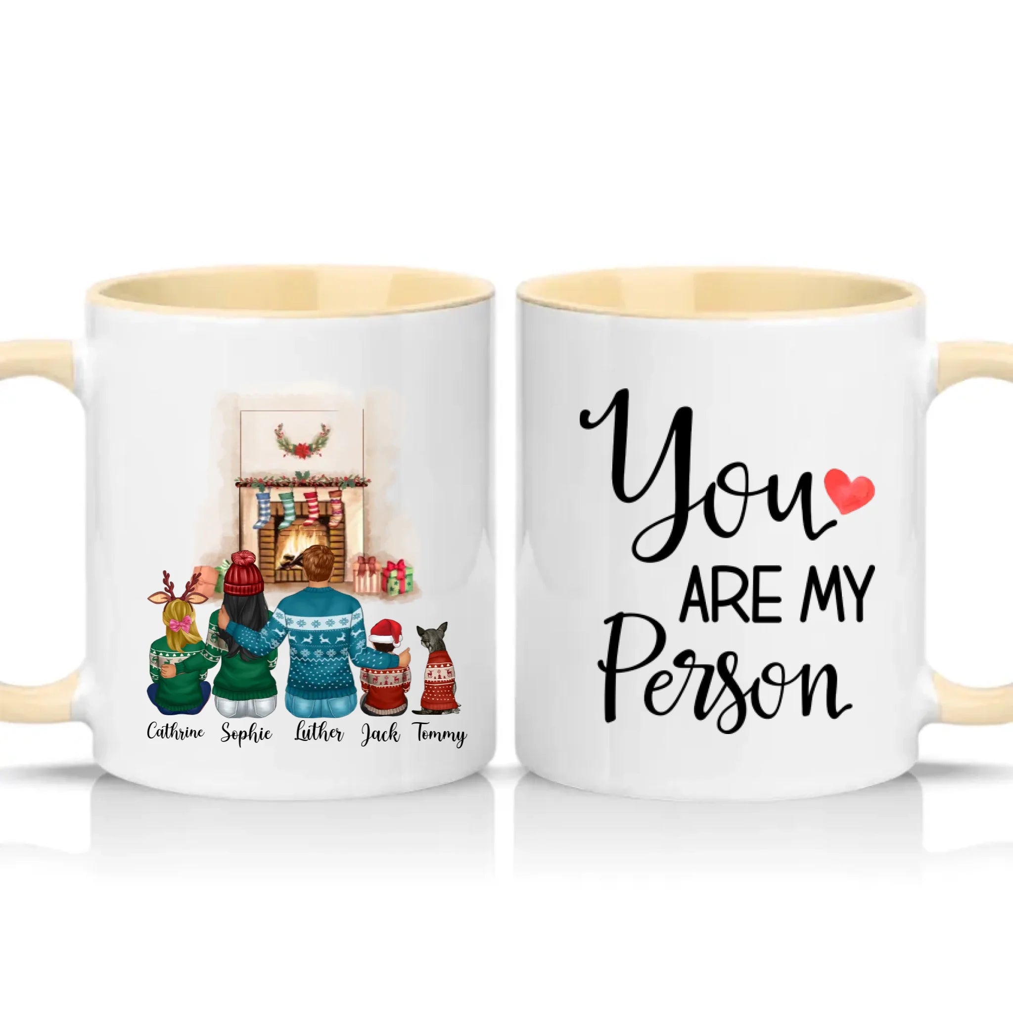 Two Tone 11oz Mug Cream