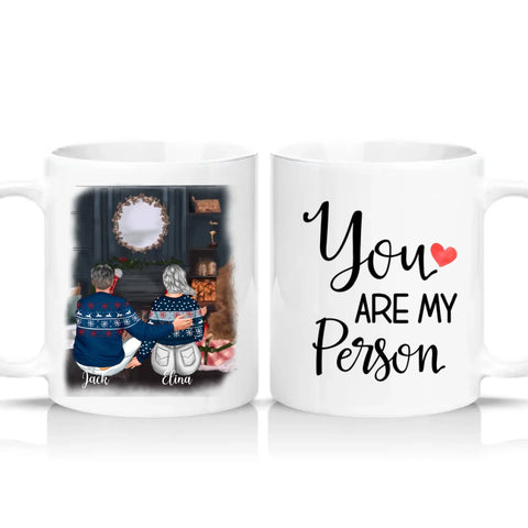 Two Tone 11oz Mug White