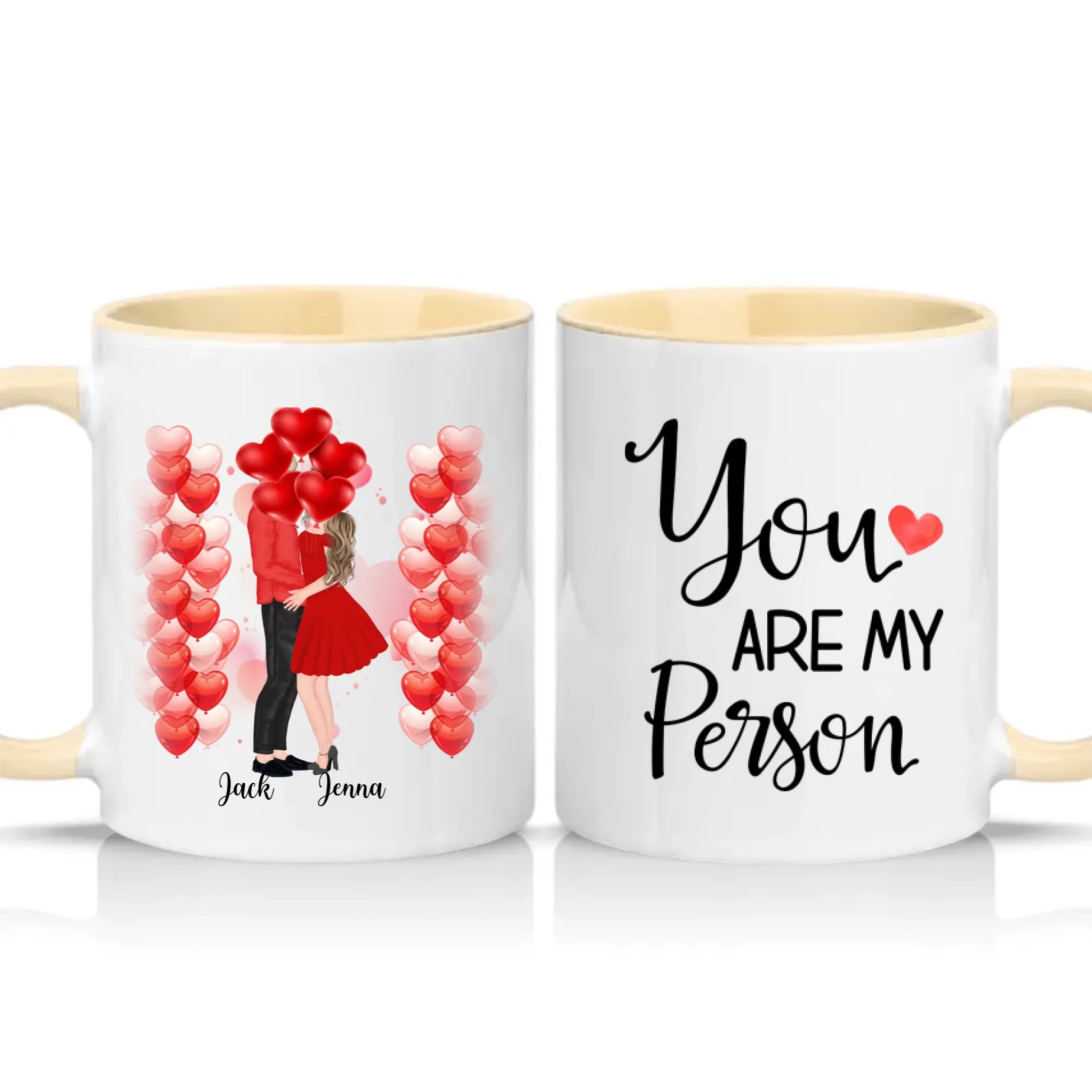 Two Tone 11oz Mug Cream