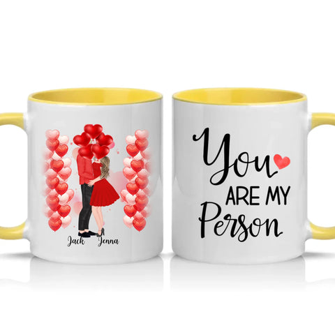 Two Tone 11oz Mug Yellow