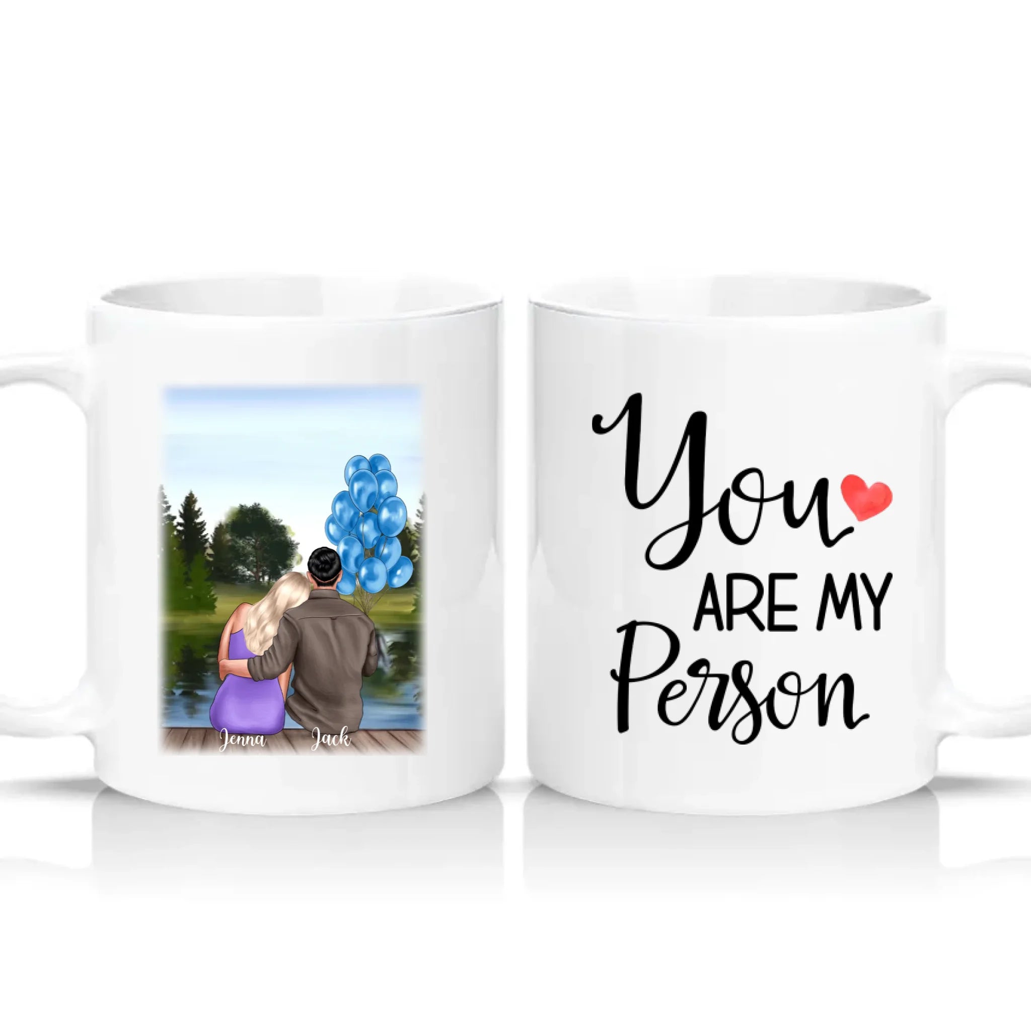 Two Tone 11oz Mug White