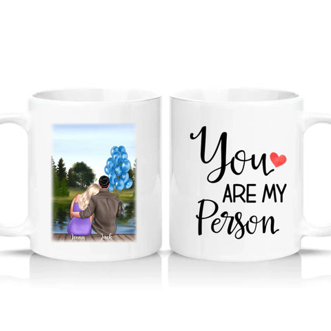 Two Tone 11oz Mug White