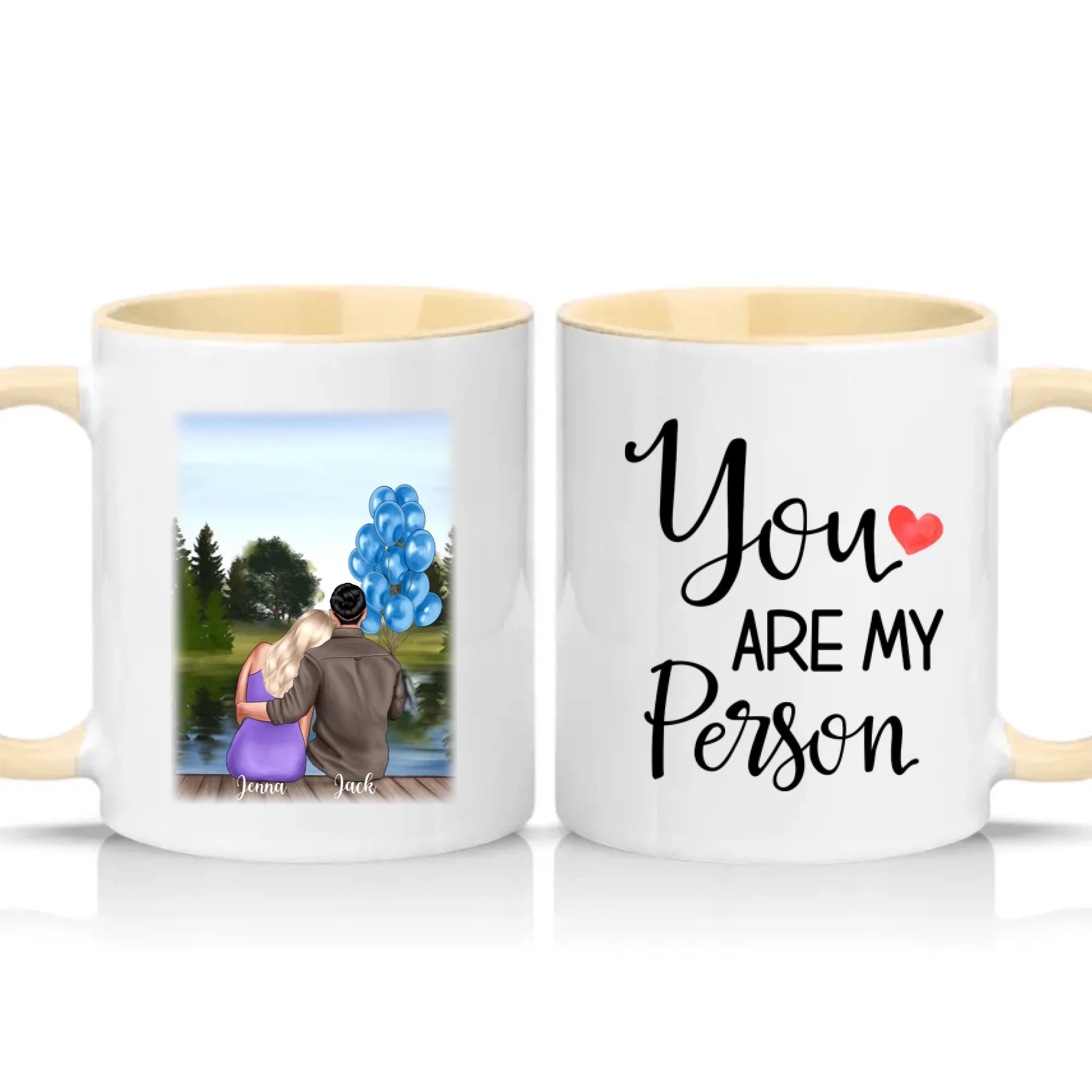Two Tone 11oz Mug Cream