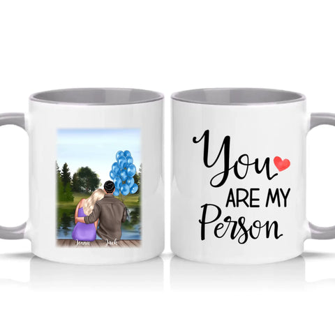 Two Tone 11oz Mug Grey