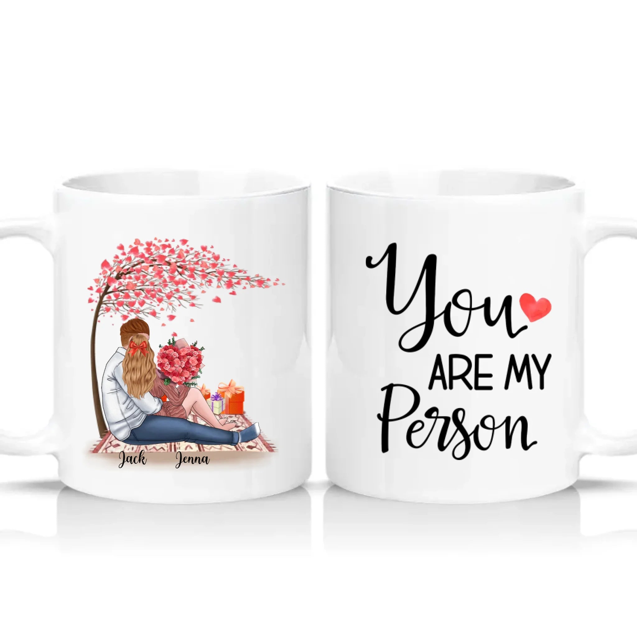 Two Tone 11oz Mug White
