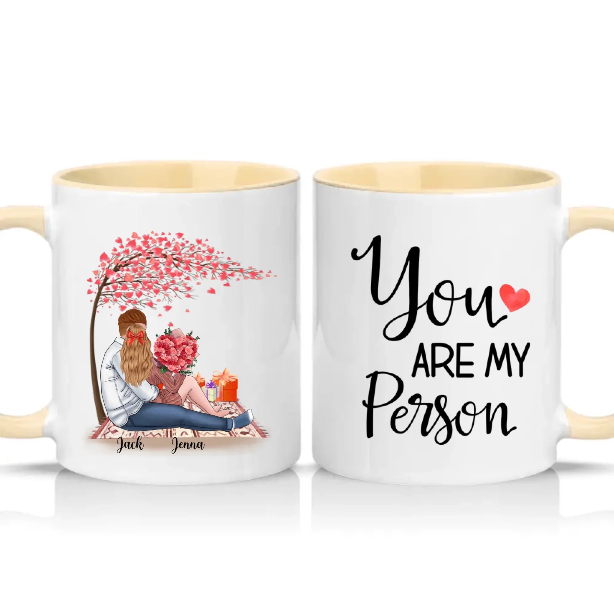 Two Tone 11oz Mug Cream