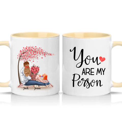 Two Tone 11oz Mug Cream