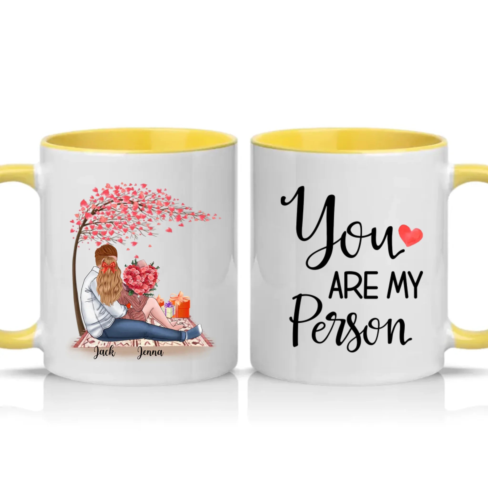 Two Tone 11oz Mug Yellow