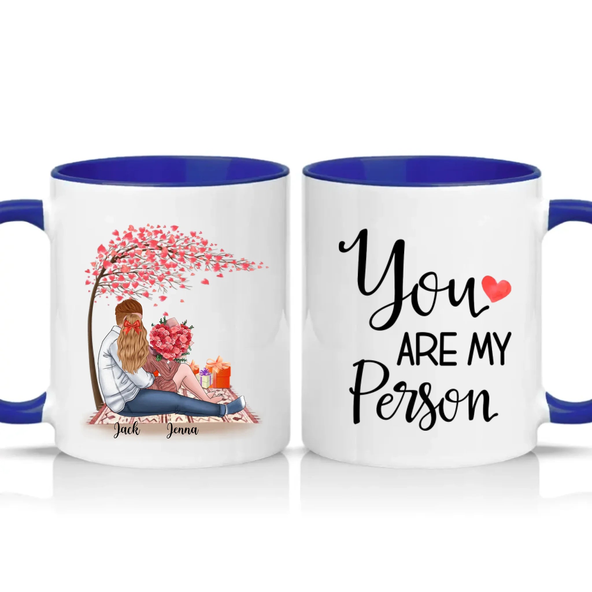 Two Tone 11oz Mug Dark Blue