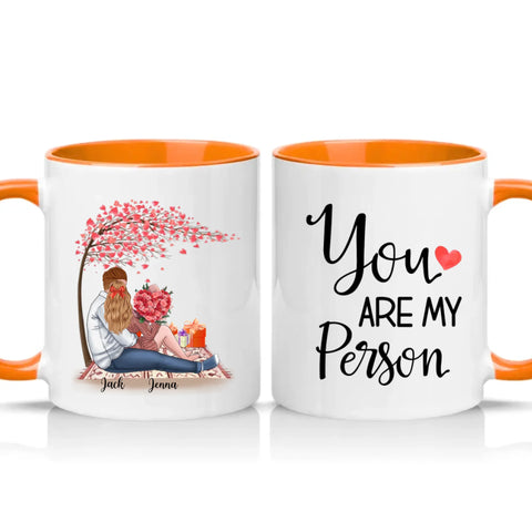 Two Tone 11oz Mug Orange