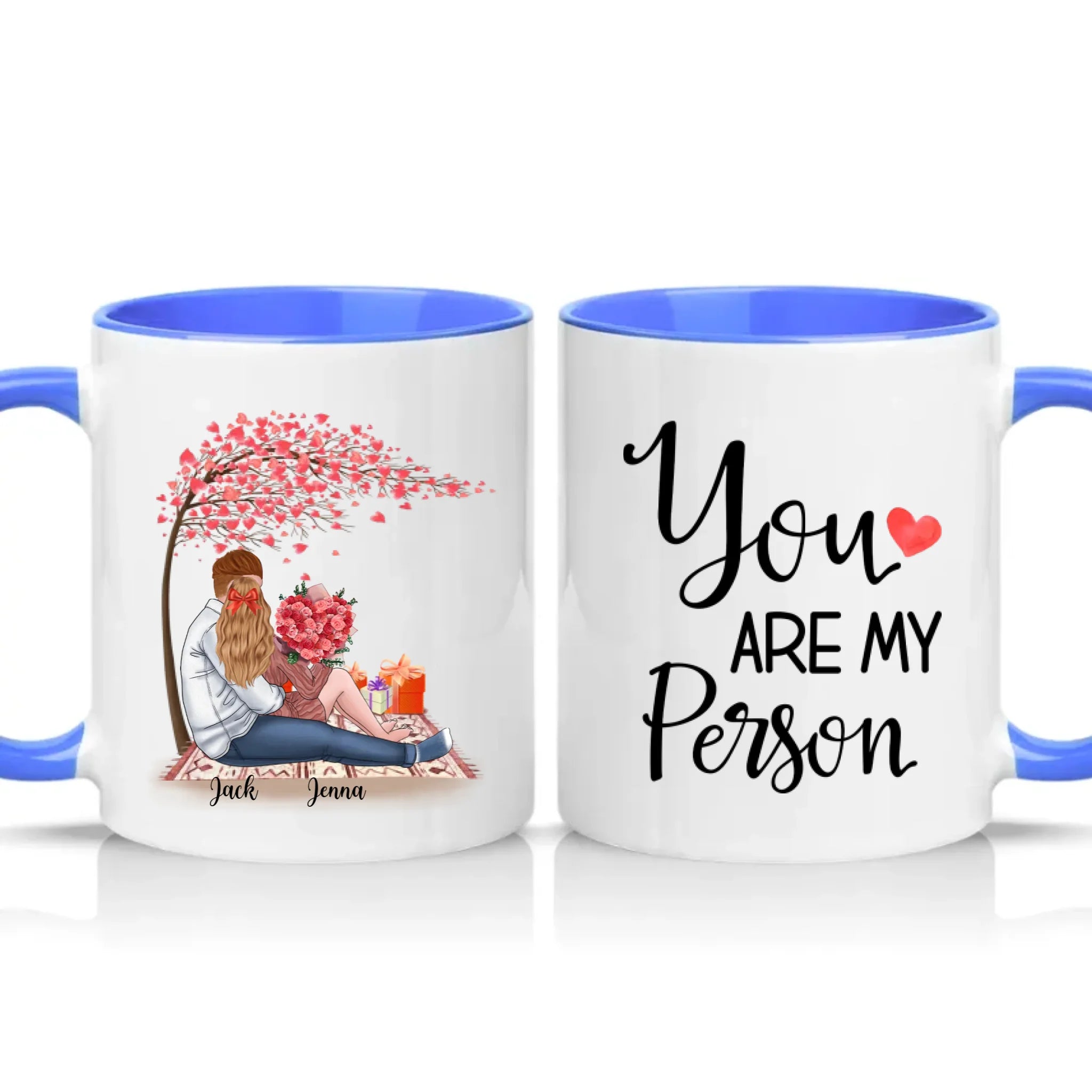 Two Tone 11oz Mug Medium Blue