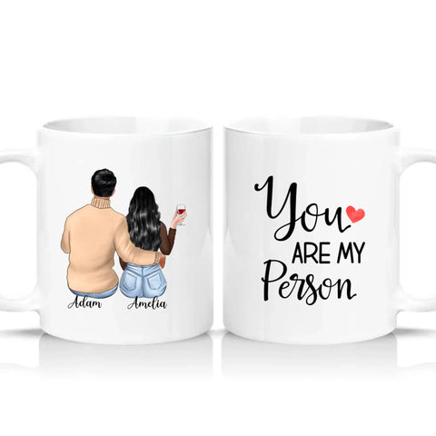 Two Tone 11oz Mug White