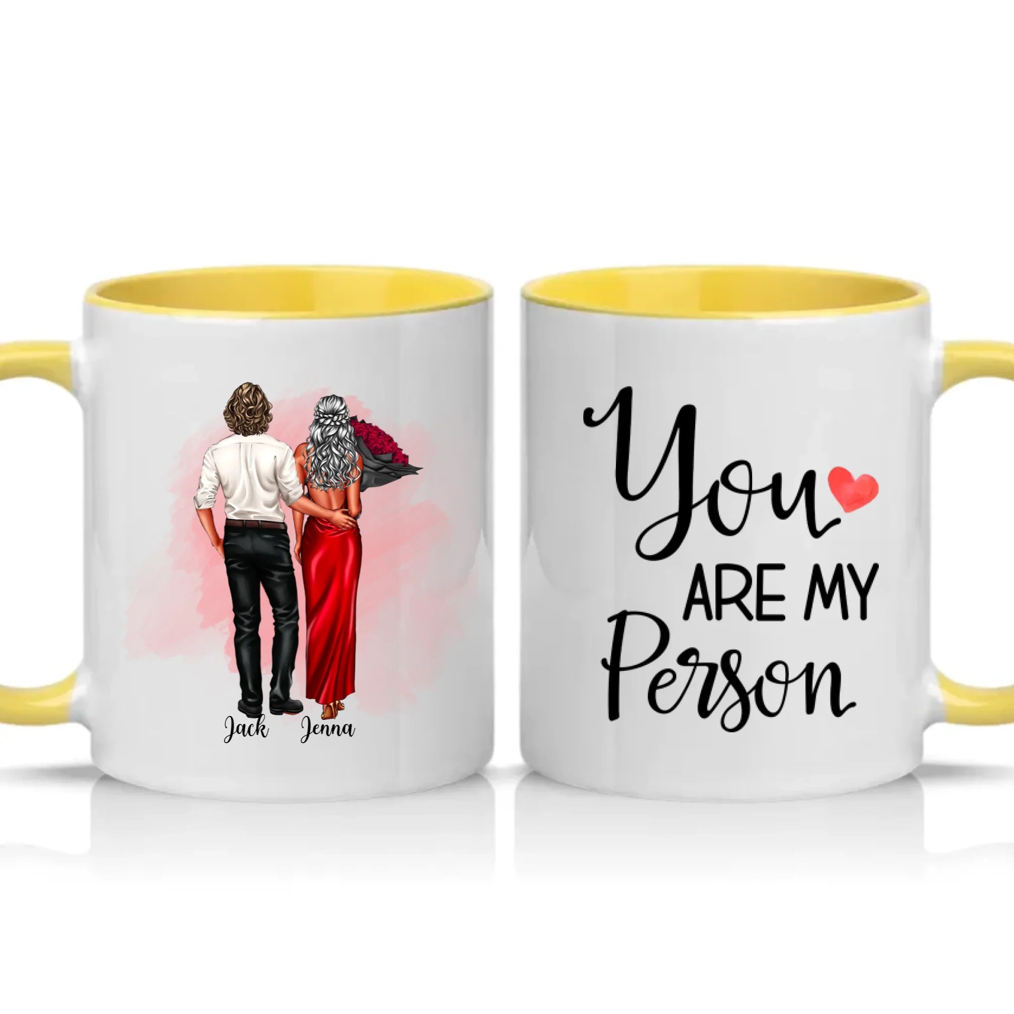 Two Tone 11oz Mug Yellow