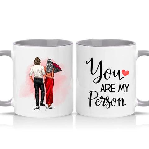 Two Tone 11oz Mug Grey