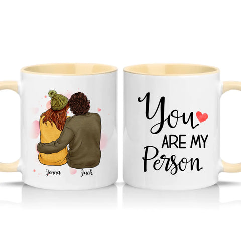 Two Tone 11oz Mug Cream