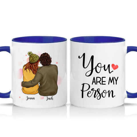 Two Tone 11oz Mug Dark Blue