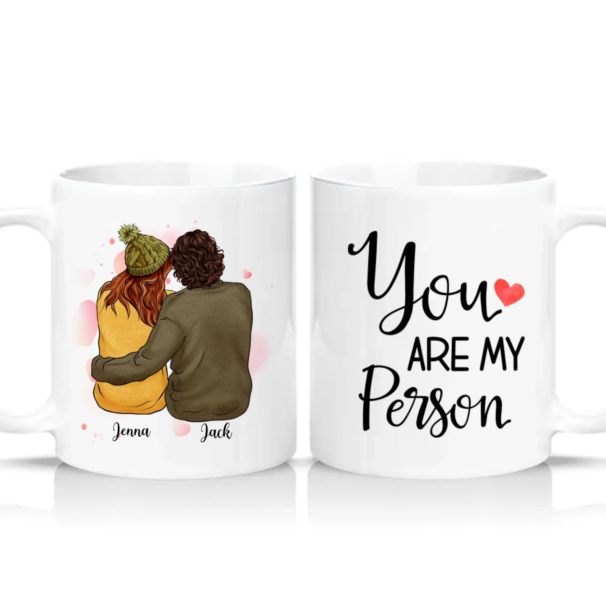 Two Tone 11oz Mug White