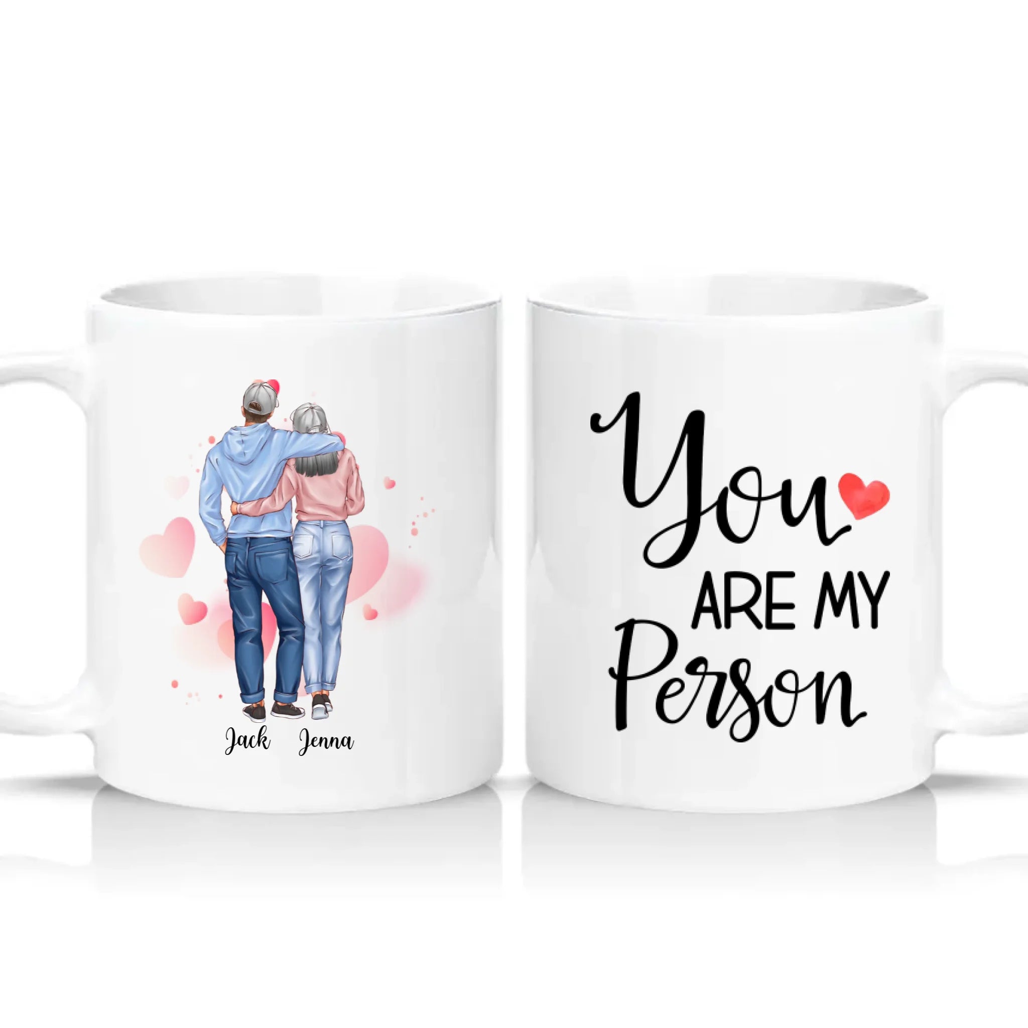 Two Tone 11oz Mug White
