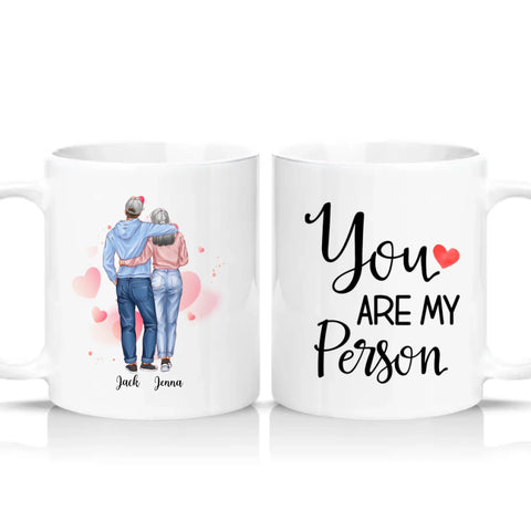 Two Tone 11oz Mug White