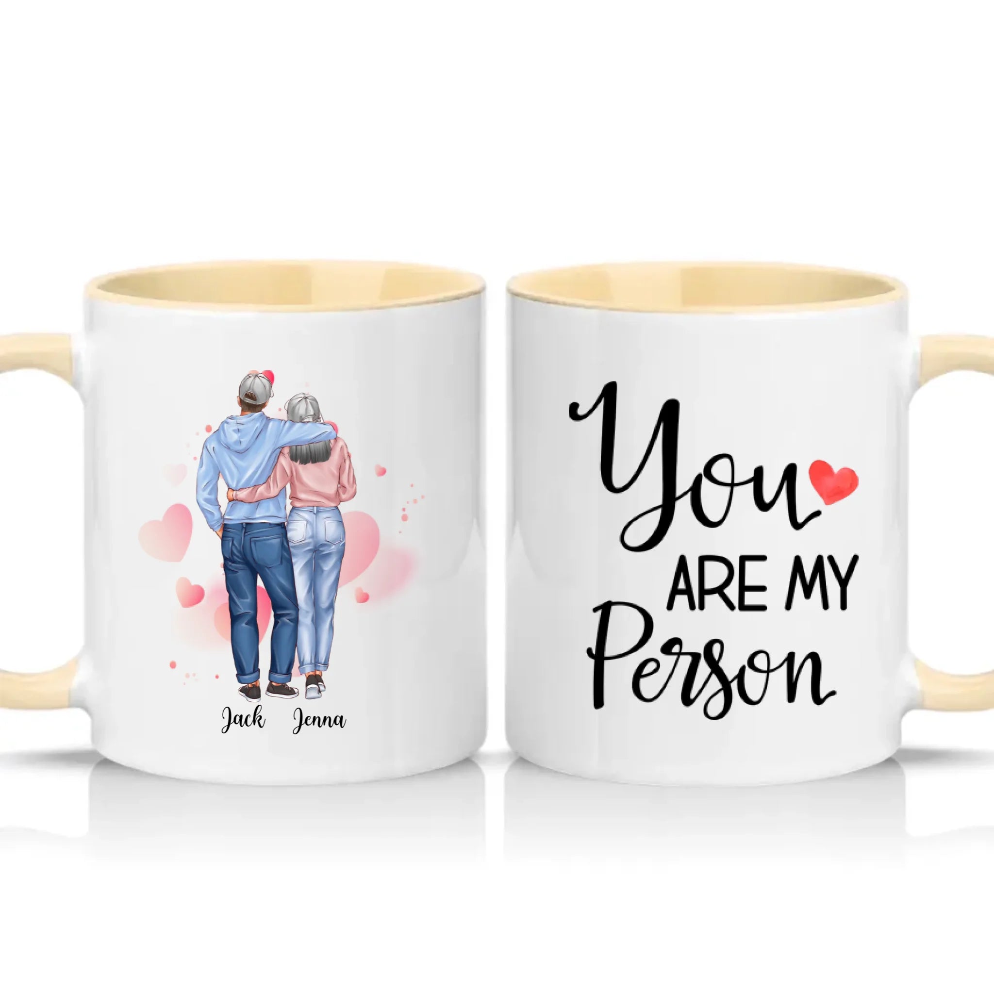 Two Tone 11oz Mug Cream
