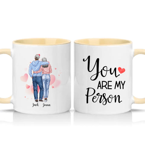 Two Tone 11oz Mug Cream