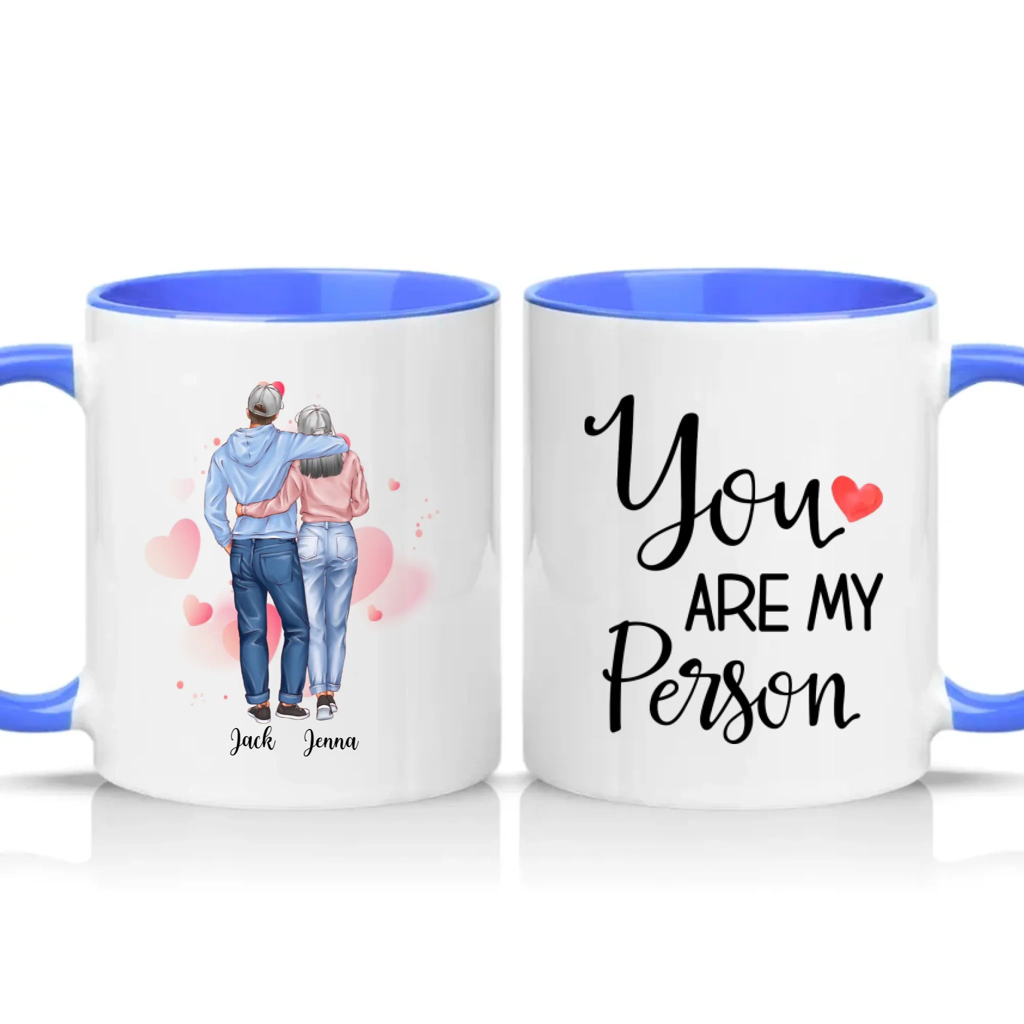 Two Tone 11oz Mug Medium Blue