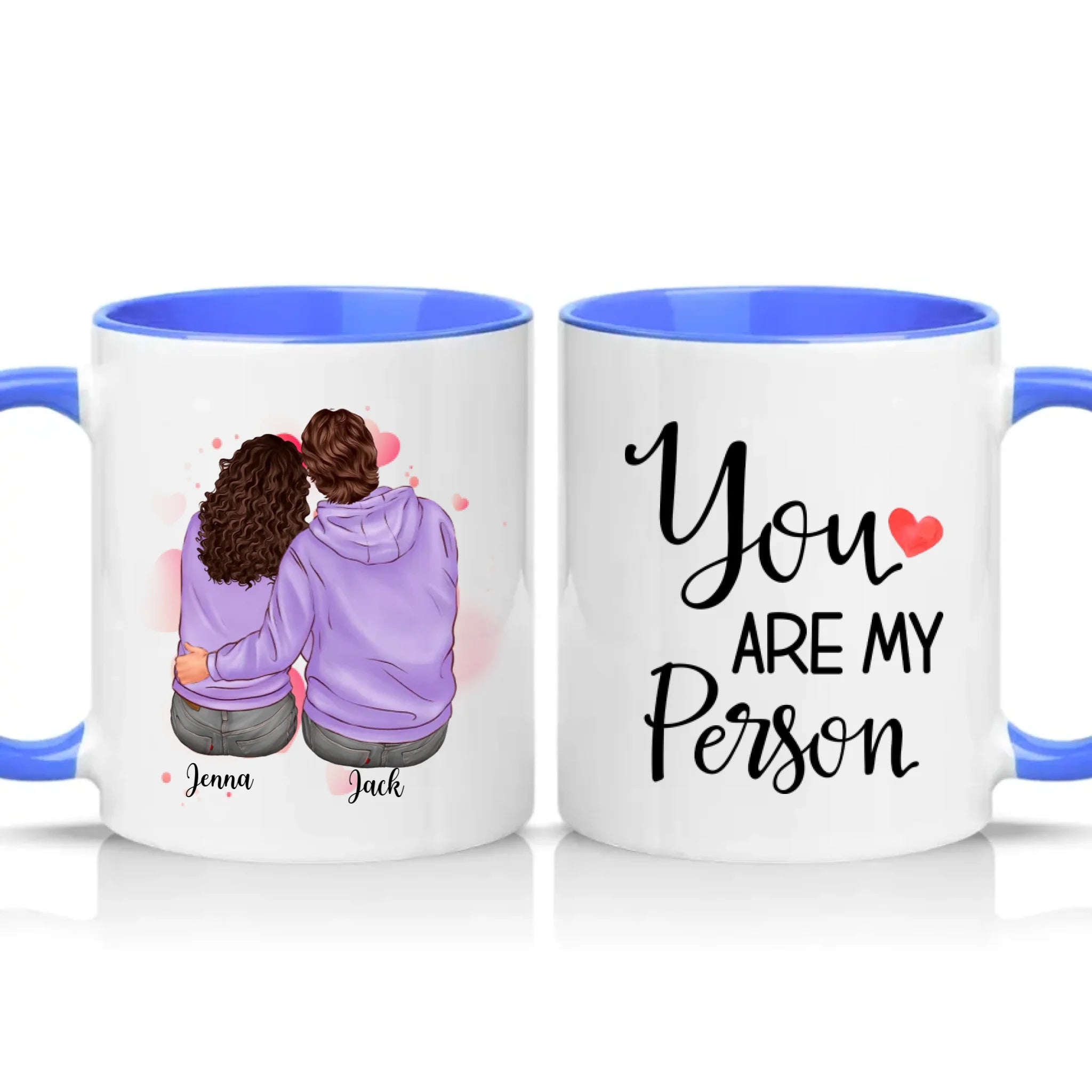 Two Tone 11oz Mug Medium Blue