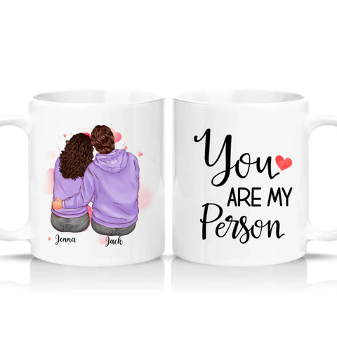 Two Tone 11oz Mug White