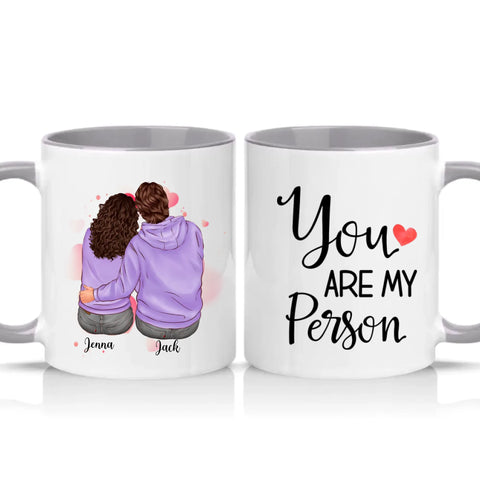 Two Tone 11oz Mug Grey
