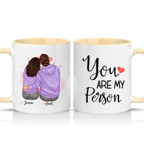 Two Tone 11oz Mug Cream