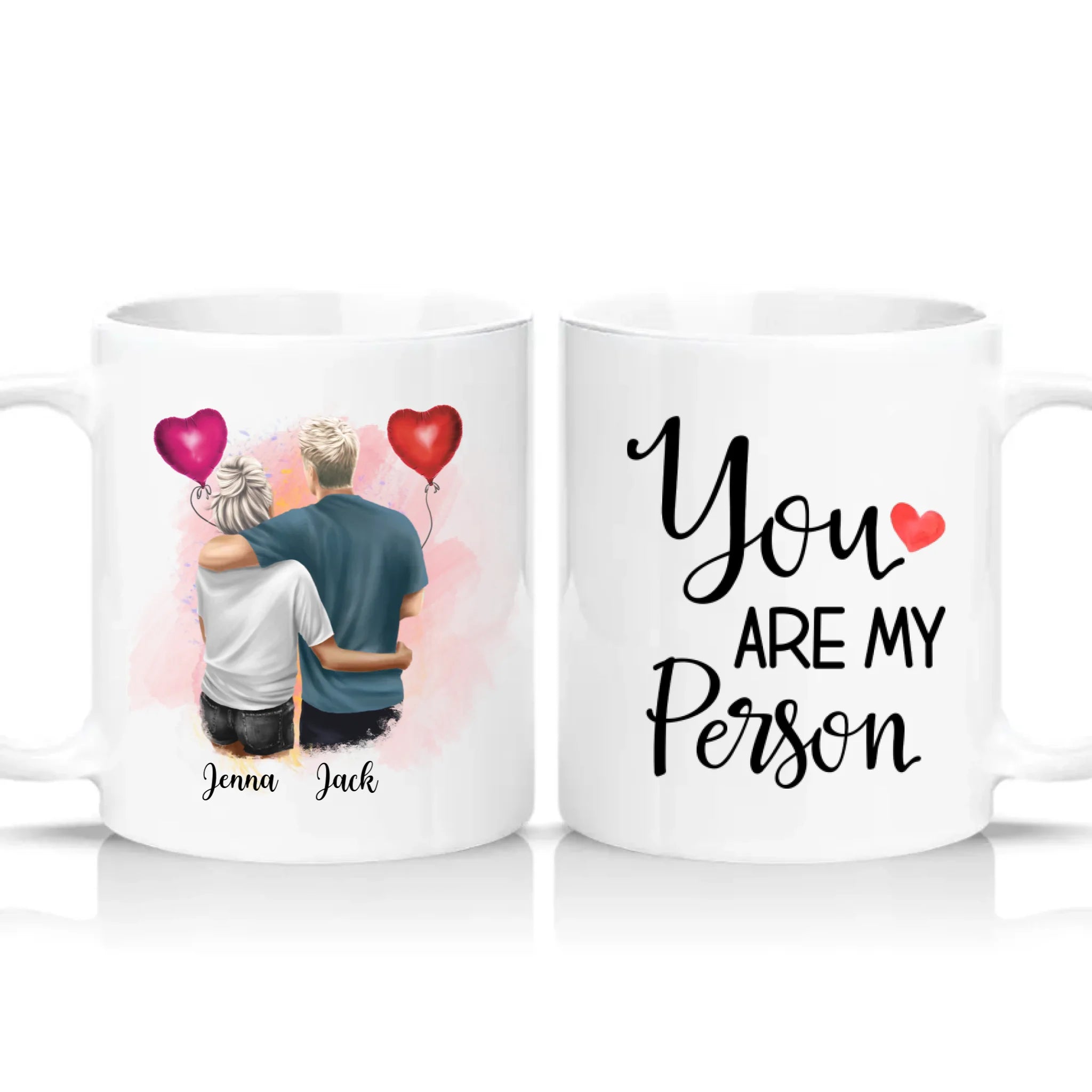 Two Tone 11oz Mug White