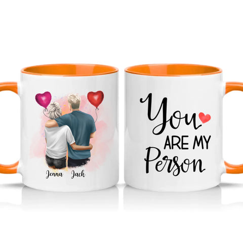 Two Tone 11oz Mug Orange