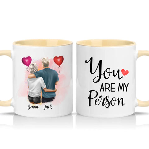 Two Tone 11oz Mug Cream