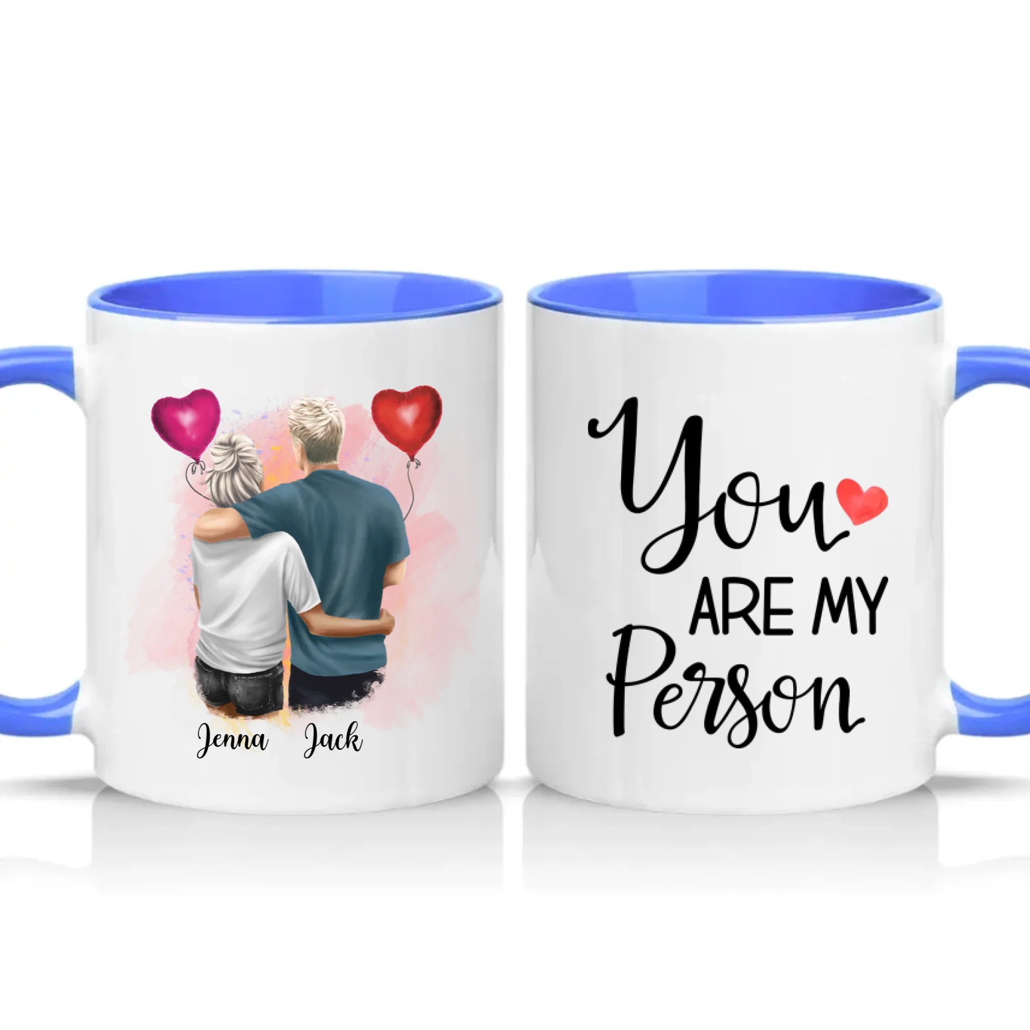 Two Tone 11oz Mug Medium Blue