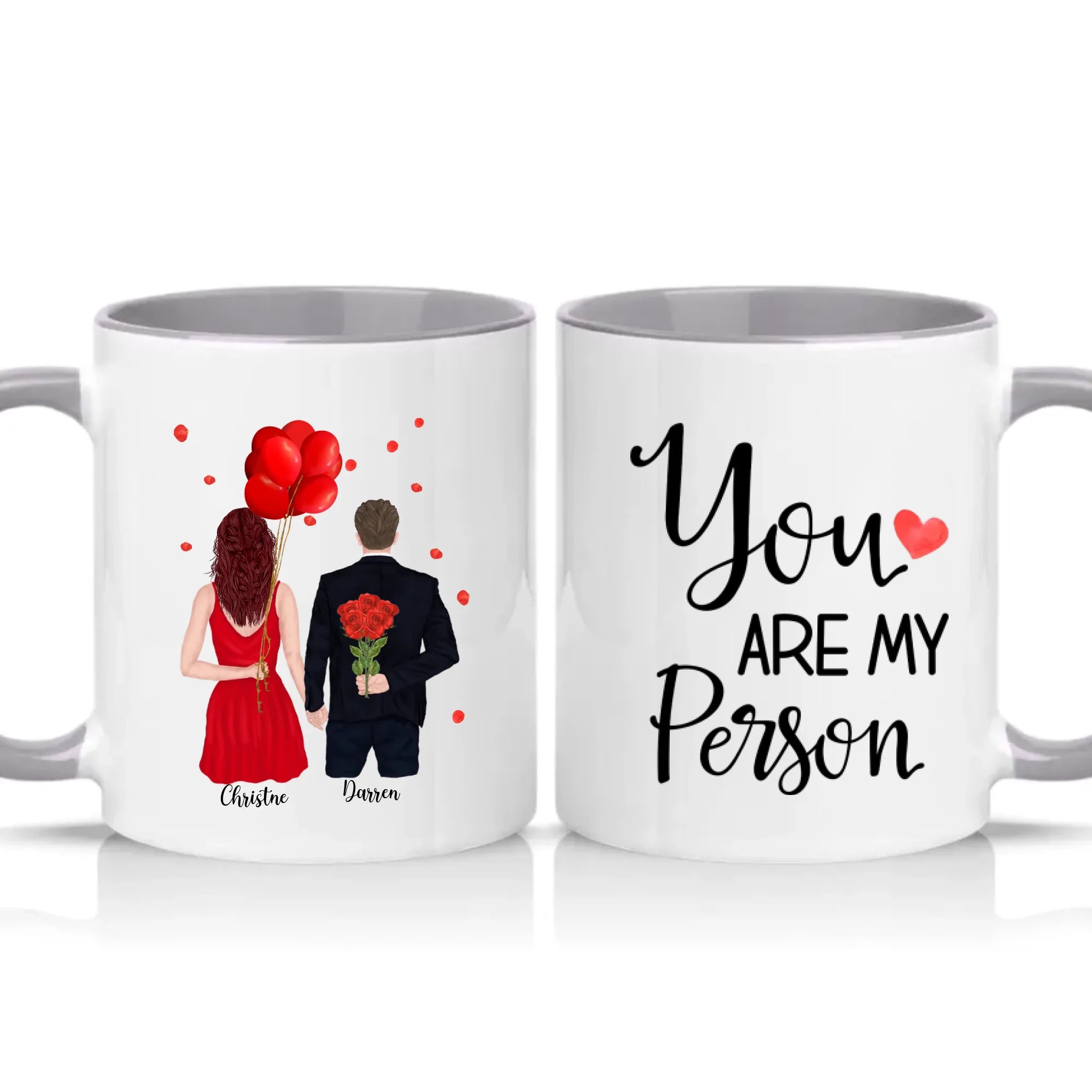 Two Tone 11oz Mug Grey