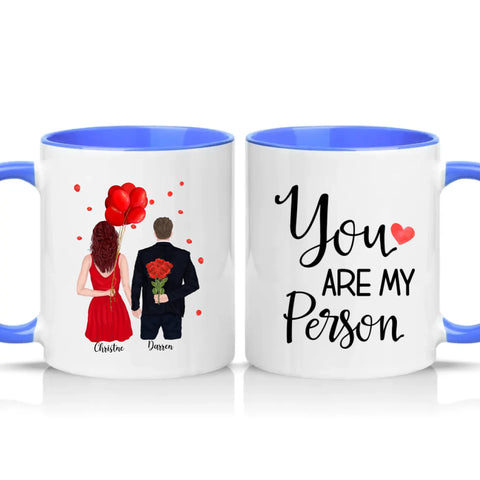 Two Tone 11oz Mug Medium Blue