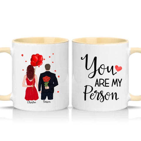 Two Tone 11oz Mug Cream