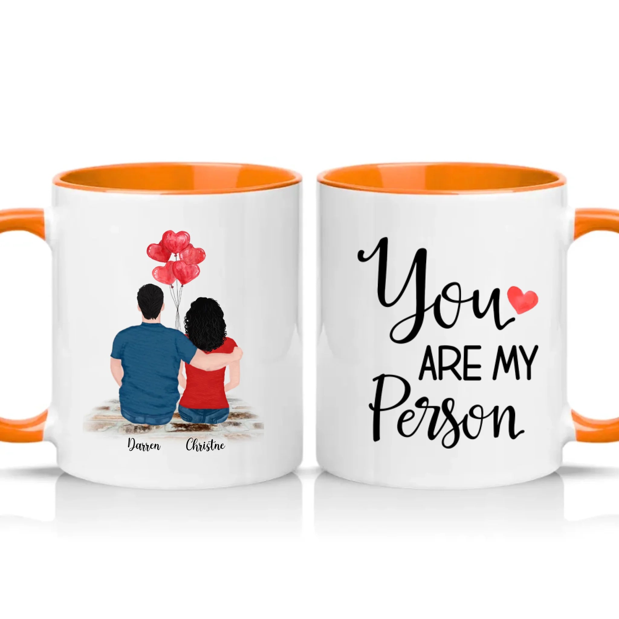 Two Tone 11oz Mug Orange