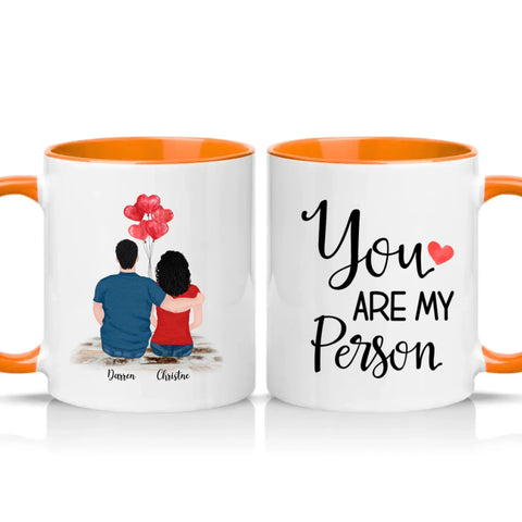 Two Tone 11oz Mug Orange