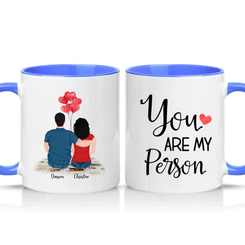 Two Tone 11oz Mug Medium Blue