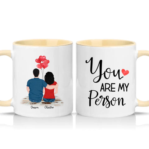 Two Tone 11oz Mug Cream