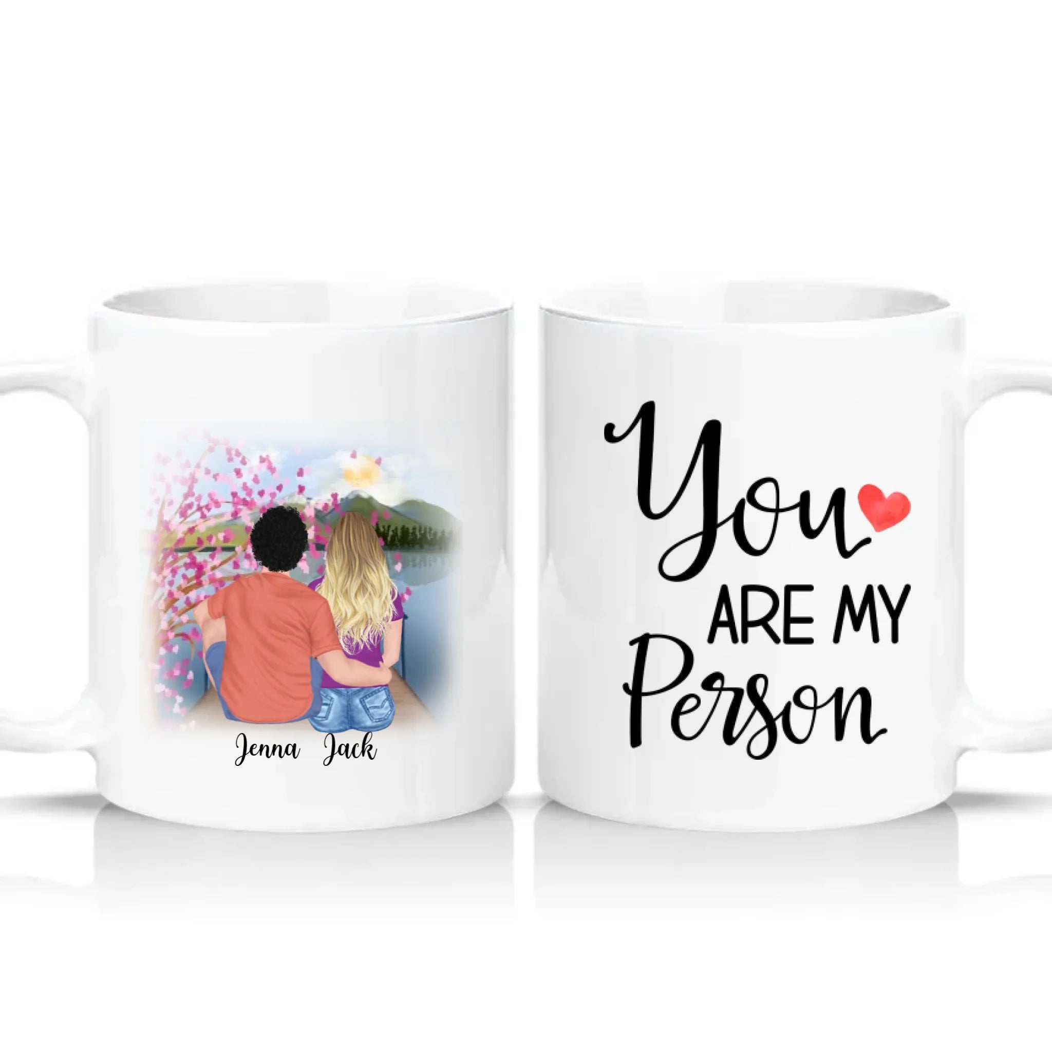 Two Tone 11oz Mug White