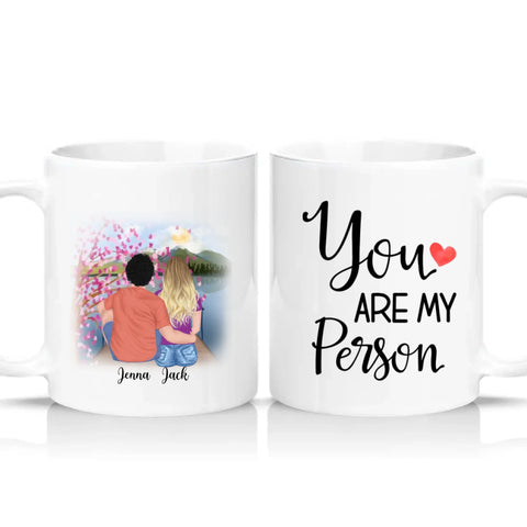 Two Tone 11oz Mug White